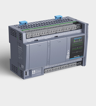 Easy321-2416TN | ПЛК Easy321, 24 входа PNP/NPN, 16 выходов NPN, 1x RS485, 1x RS232, 1x EtherNET, 1x USB, 4 сервооси, Inovance