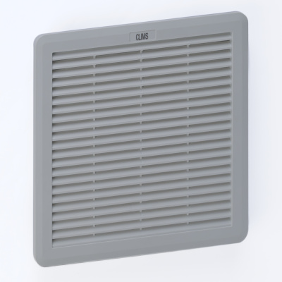 Выпускная решетка Slide 250х250мм, вырез 223х223мм, RAL7035