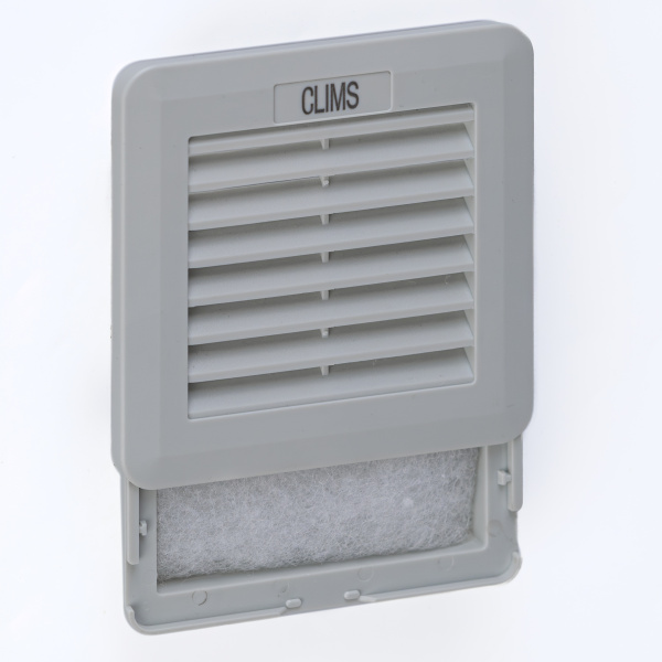 Выпускная решетка Slide 106х106мм, вырез 92х92мм, RAL7035