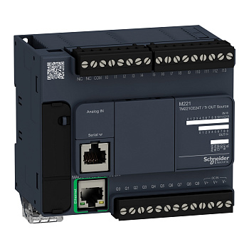 TM221CE24T | Программируемый логический контроллер Modicon M221 24IO, Schneider Electric