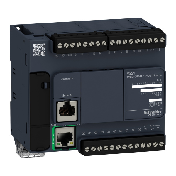 TM221CE24R | Программируемый логический контроллер Modicon M221 24IO, Schneider Electric