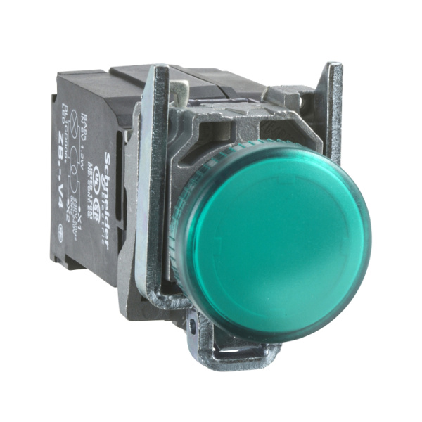XB4BVM3 | Сигнальная лампа, зелёная, 230В АС, Schneider Electric