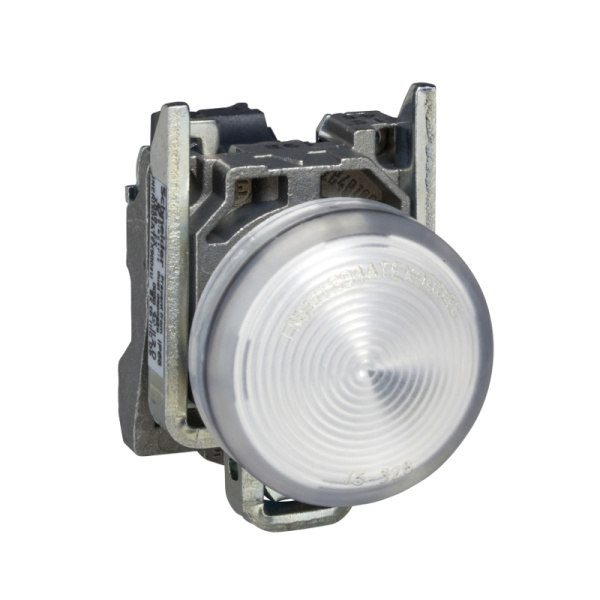 XB4BVB1 | Сигнальная лампа, белая, 24В АC/DC, Schneider Electric