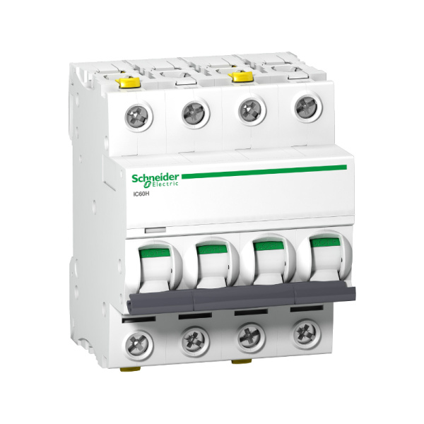 A9F73470 | Автоматический выключатель Acti9 iC60N 4п 0,5А, кривая B, 6кА, Schneider Electric