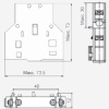 22180DEK | Приставка контактная боковой установки 2НЗ ПКБ-02, Dekraft