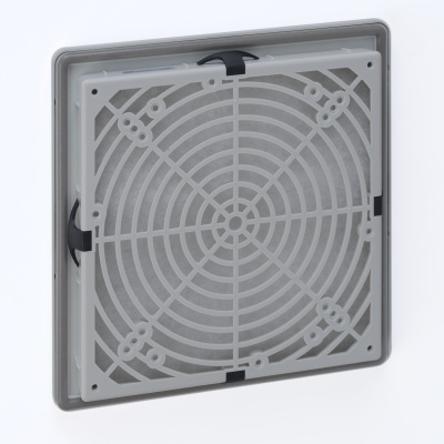 Выпускная решетка Slide 200x200мм, вырез 177х177мм, RAL7035