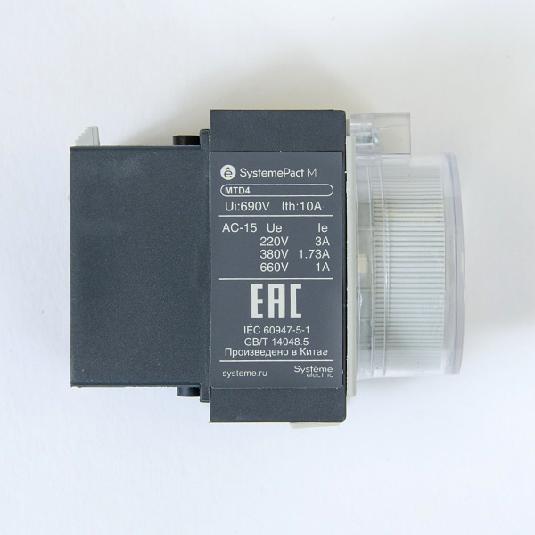 MTD422 | ДОП. КОНТ. MC1G/E ВЫД. ВРЕМ. ВКЛ 0,1…30С (LAETSD), Systeme Electric