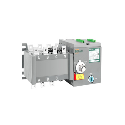 42012DEK | АВР с мотор приводом 25A, 3P, 5кА АВР-101, Dekraft