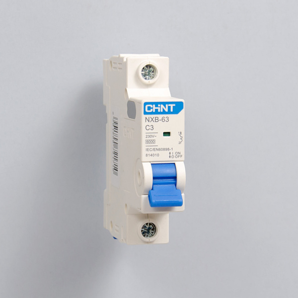 814010 | Автоматический выключатель NXB-63 1P 3А 6кА характеристика C, Chint