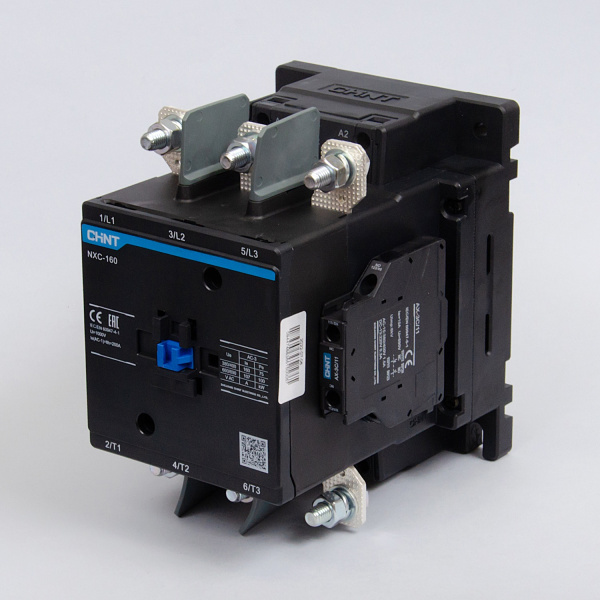 836515 | Контактор NXC-160 3P 160A AC220B (50Гц) 2НО+2НЗ, Chint