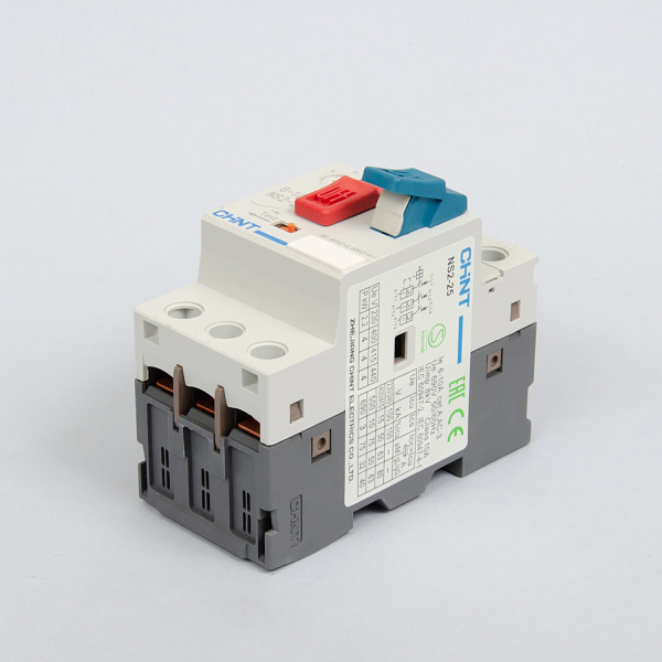 Автоматический выключатель защиты двигателя NS2-25 6-10А, Chint, ch495081