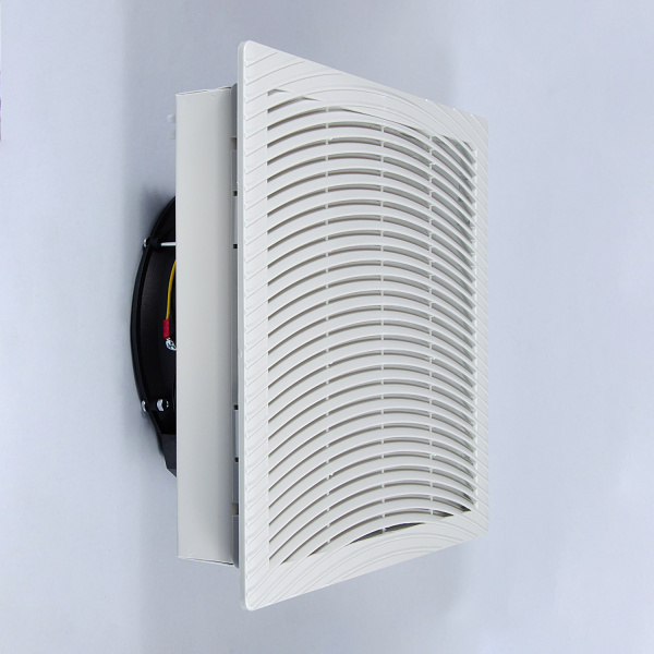 Вентилятор с фильтром 650/800 м3/ч, 220-240В AC, 50/60 Гц, 325х325мм, вырез 291x291мм, цвет RAL7035