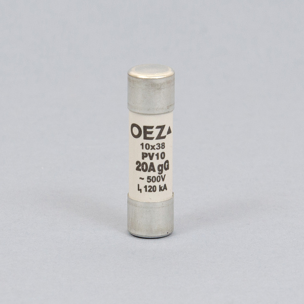 OEZ:06705 | Плавкая вставка, серия PV, 20А, кривая gG, размер 10x38мм, OEZ 