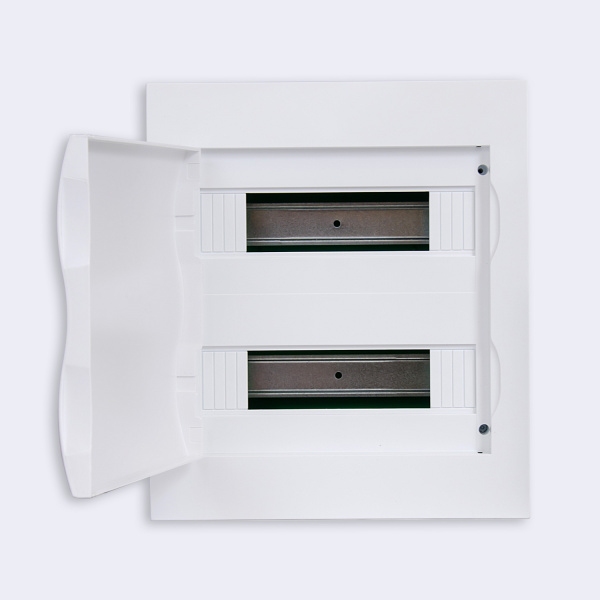 EZ9E212P2FRU | City9 Box корпус встраиваемый с белой дв. 2ряд/24мод, Systeme Electric