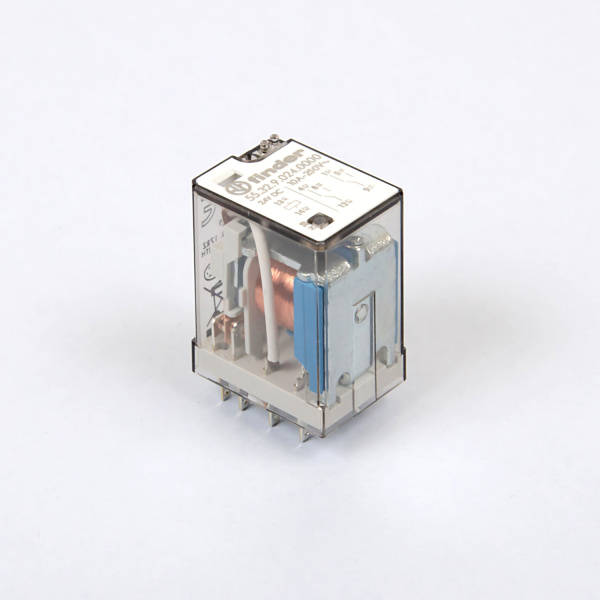 553290240000 | Универсальное реле, серия 55, 24В DC, 10 А, 2CO, Finder
