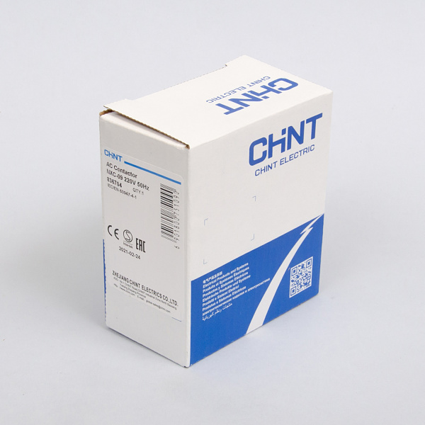 836704 | Контактор NXC-09 3P 9A AC220B (50Гц) 1НО+1НЗ, Chint