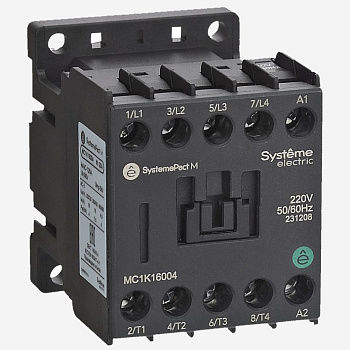 MC1K16008V7 | КОНТАКТОР MC1K 4P(2НО+2НЗ) 16A AC400V 50/60Hz, Systeme Electric