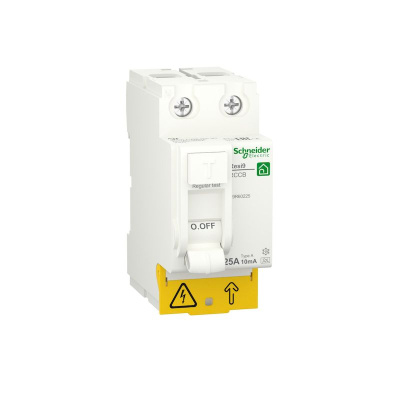 R9R60225 | Выключатель дифференциального тока 25А 2P 10mA тип A, Schneider Electric