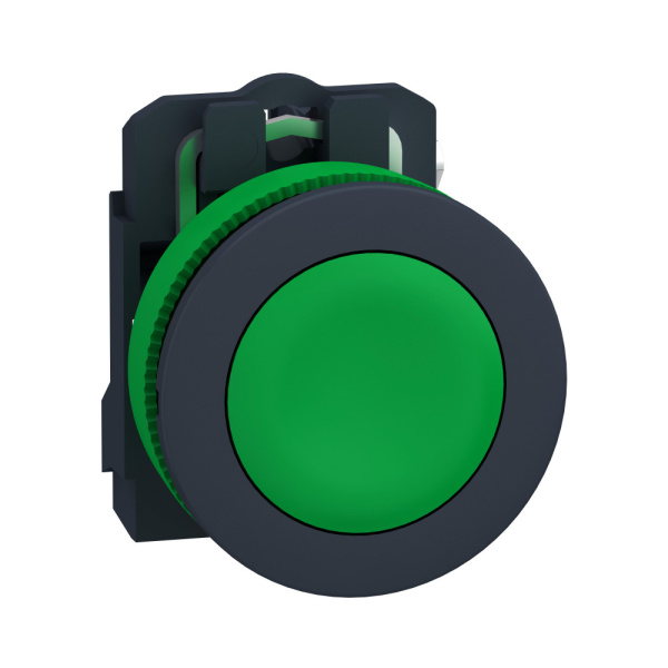 XB5FA31 | Кнопка без подсветки, с возвратом, 1НО, зелёная, Schneider Electric