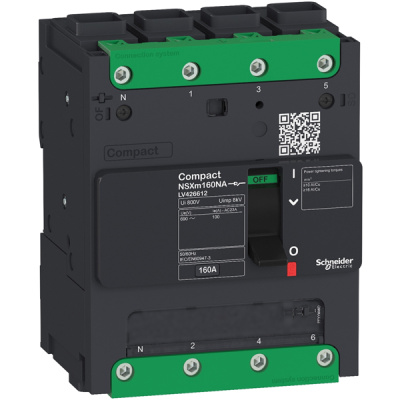 LV426611 | Выключатель-разъединитель NSXm 100NA 4P 100A Elink, Schneider Electric