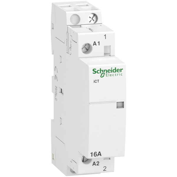 A9C22011 | Модульный контактор, серия iCT, 1НО, 16А, управление 12В AC, Schneider Electric