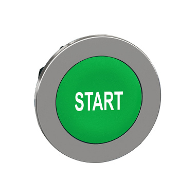 ZB4FA333 | Головка кнопки, зелёная, маркировка "START", Schneider Electric