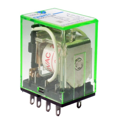 ch651067 | Промежуточное реле с кнопкой тестирования NJDC-17(D)/3ZS 3 контакта   с индикаторами LED 5А AC 220В, Chint