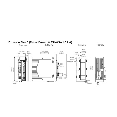 Сервопреобразователь SV680N, 380В, 5,4А, EtherCat, STO, рез. питание 24В 