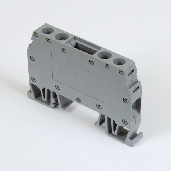 1010236 | Клеммник измерительный с 2-мя тест.разъемами, 10мм² серая, 1312, Onka