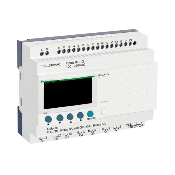SR3B261FU | Интеллектуальное реле Zelio logic, Schneider Electric