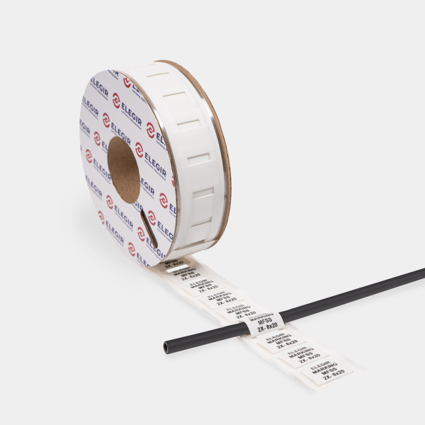 21508210  | Маркер плоский MFSS-2X-8-20/1-W белый (уп. 500 шт.), Elegir 