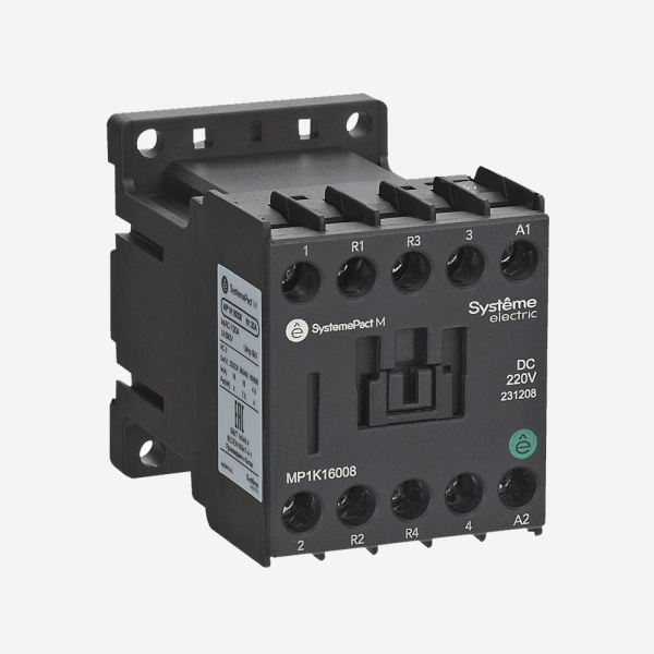 MP1K16004MD | КОНТАКТОР MP1K 4P(4НО) 16A DC220V, Systeme Electric