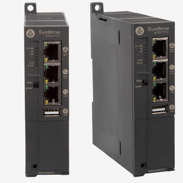 SM252MESC | Контроллер SM252, Ethernet Ethernet/EtherCAT CANopen 2RS485 Modbus OPCUAServer Codesys3.5SP18, Systeme Electric