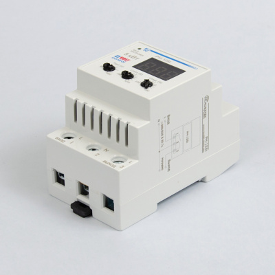 РН-125t | Реле напряжения 25А 220В с вольтметром и термозащитой, Новатек