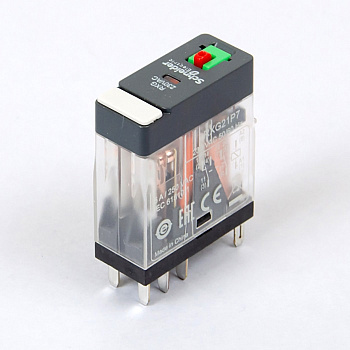 RXG21P7 | Миниатюрное реле, серия RXG, 230В AC, 5А, 2CO, Schneider Electric
