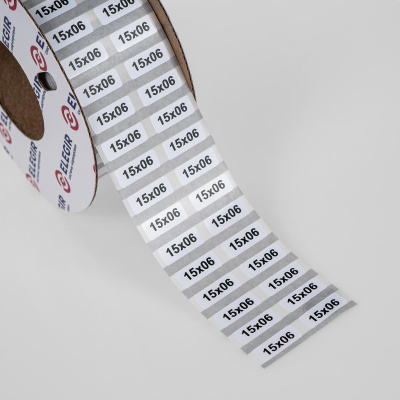 11615060 | Маркировочная наклейка NPP-15х06-W белая (рулон - 6000 шт.), Elegir 