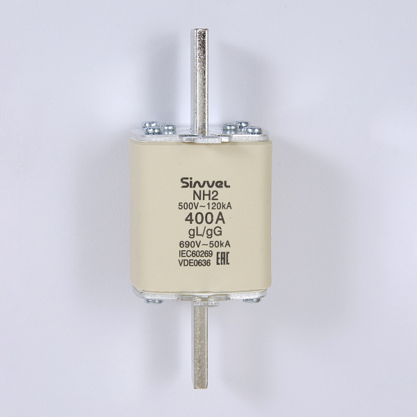 FNH2-400 | Предохранитель ножевой тип 37, 400 A, габ 2, gG, 690 B AC, Sinvel 