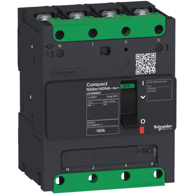 LV426662 | Выключатель-разъединитель NSXm 160NA 4P 160A, Schneider Electric