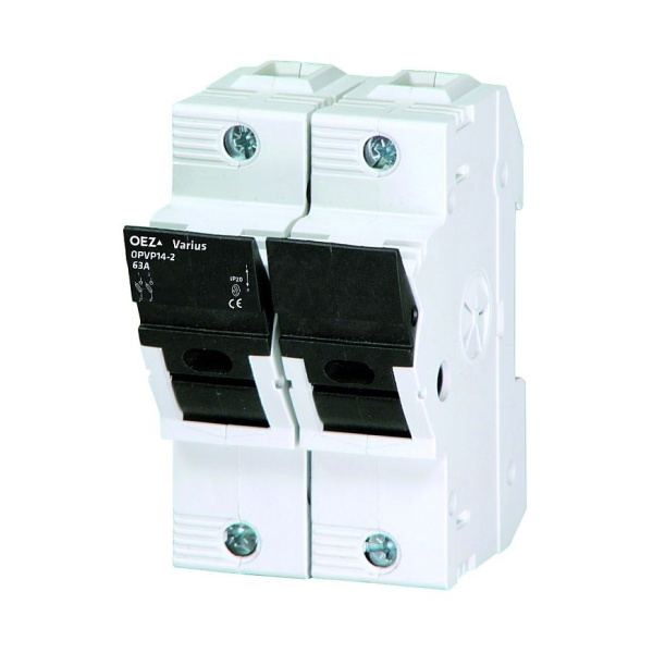 OEZ:43691 | ПВР, серия OPVP, 1p+N, 63А, для вставки 14x51мм, без индикации, OEZ 