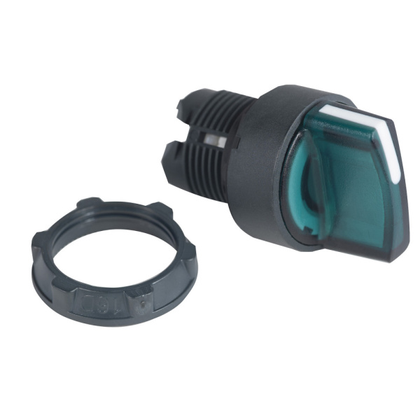 ZB5AK1233 | Головка для переключателя, 2 положения с фиксацией, ручка зеленая., Schneider Electric