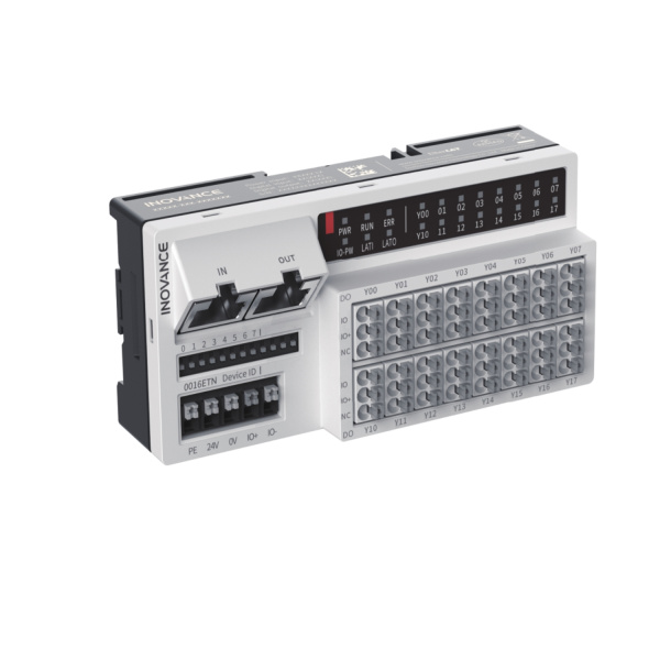 GR20T-ECT-0016ETN | Модуль расширения  EtherCAT GR20, 16 дискретных выходов NPN, клеммы Push-in, Inovance