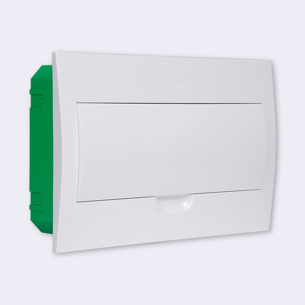 EZ9E118P2FRU | City9 Box корпус встраиваемый с белой дв. 1ряд/18мод, Systeme Electric