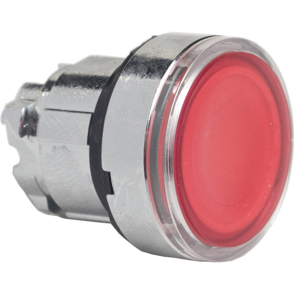 ZB4BH043 | Головка кнопки, красная с подсветкой, нажал-вкл/нажал-откл, Schneider Electric
