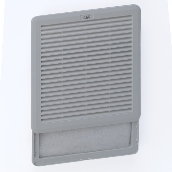 Выпускная решетка Slide 250х250мм, вырез 223х223мм, RAL7035