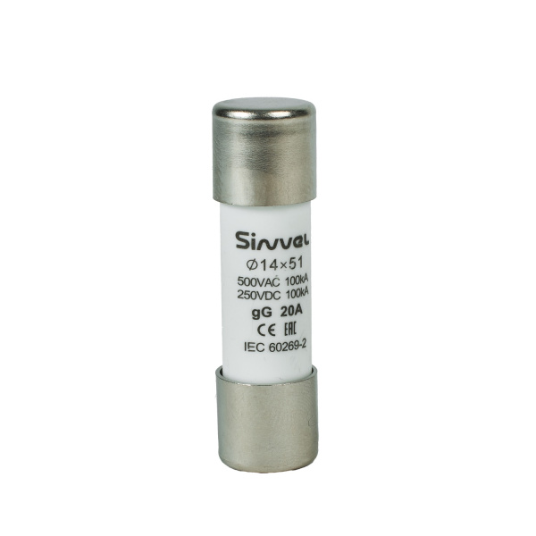 SV1451-20 | Плавкая вставка 20 А, gG, 14х51 мм, 500 В АС/ 250 B DC, Sinvel 