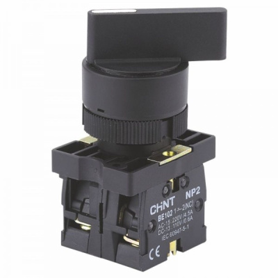 574112 | Переключатель NP2-EJ25, 2 положения фиксацией, 1НО+1НЗ, IP40 (Аналог ch574824), Chint
