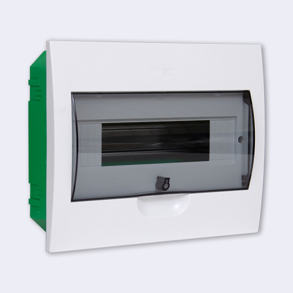 EZ9E112S2FRU | City9 Box корпус встраиваемый с проз. дв. 1ряд/12мод, Systeme Electric