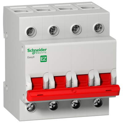 EZ9S16491 | Выключатель нагрузки, серия EZ9S, 4p, 100А, Schneider Electric