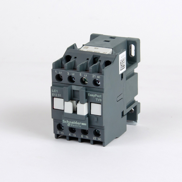 LC1E1201M5 | Контактор, серия EasyPact TVS, 3P, 12А, 1НЗ, управление 220В AC, Schneider Electric