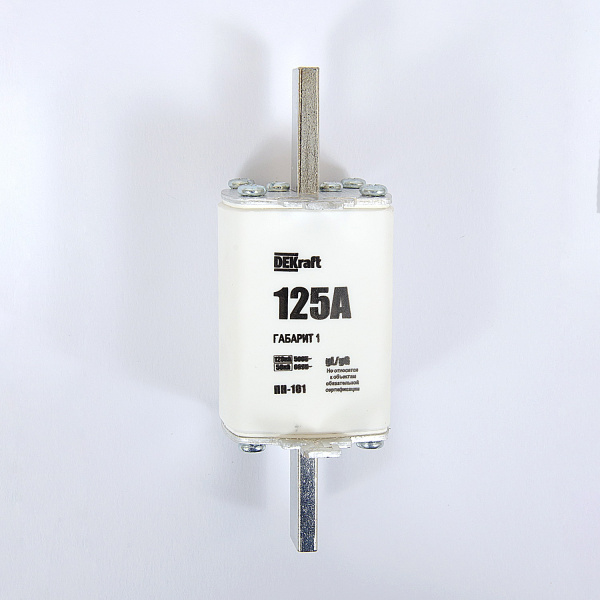21309DEK | Предохранитель ножевой 35, габарит 1, 125А ПН-101, Dekraft 